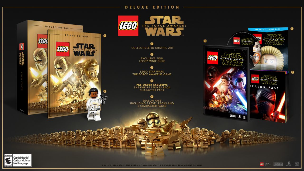 Confira trailers de LEGO Star Wars: O Despertar da Força focados em BB-8 e Finn
